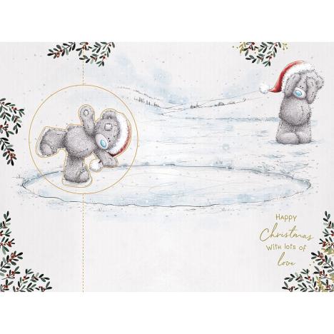 Son & Daughter-In-Law Me to You Bear Pop Up Christmas Card Extra Image 1